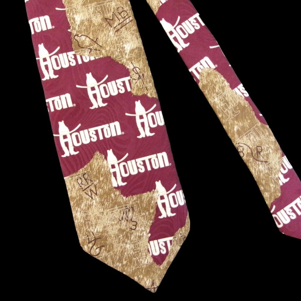 Vintage Richmount Houston Rodeo and Livestock Limited Edition Tie RARE EUC